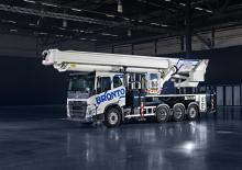 Телескопични вишки, монтирани на камион Bronto Skylift S70XT-J