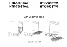 Товарни платформи AHT HTK 750 AL/AL