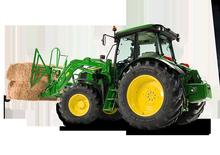 Трактори 4WD (задвиждане на четирите колела) John Deere 6100 RC