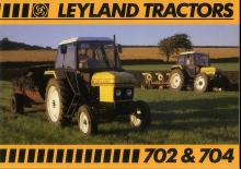 Трактори 4WD (задвиждане на четирите колела) Leyland 704