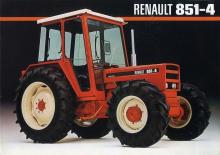 Трактори 4WD (задвиждане на четирите колела) Renault 851-4