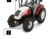 Трактори 4WD (задвиждане на четирите колела) Steyr 9095 MT Profi