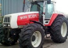 Трактори 4WD (задвиждане на четирите колела) Steyr 9170 Komf.