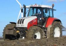 Трактори 4WD (задвиждане на четирите колела) Steyr CVT 120 Komf.