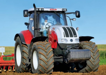 Трактори 4WD (задвиждане на четирите колела) Steyr CVT 6200 Basis