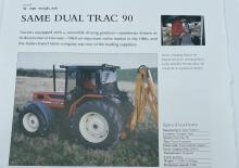 Трактори 4WD (задвиждане на четирите колела) SAME Dual Trac 90 DT