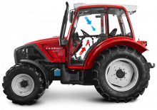 Трактори 4WD (задвиждане на четирите колела) Lindner Geotrac 64 ep