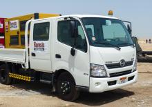 Твърдо шаси Hino 300 915 LWB Crew Cab 4x2