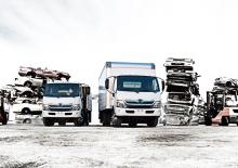 Твърдо шаси Hino 300 916 HYBRID 4x2