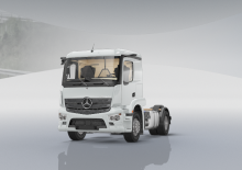 Твърдо шаси Mercedes-Benz Actros 1824 L 4x2