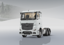 Твърдо шаси Mercedes-Benz Actros 3343 L 6x4