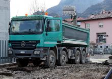 Твърдо шаси Mercedes-Benz Actros 4150 K 8x4