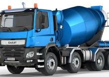Твърдо шаси DAF CF 370 FAD Mixer Construction