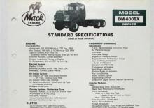 Твърдо шаси Mack DM-600SX CA481 ET973 6x4
