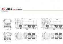 Твърдо шаси Hyundai Commercial Vehicles H380.310 D6HA38