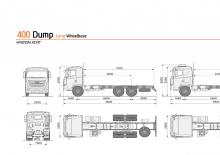 Твърдо шаси Hyundai Commercial Vehicles H380.400 D6CA41