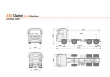 Твърдо шаси Hyundai Commercial Vehicles H380.400 D6CB41