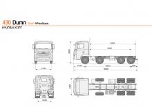 Твърдо шаси Hyundai Commercial Vehicles H380.430 D6HA42