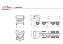 Твърдо шаси Hyundai Commercial Vehicles H380.430 D6HB3H