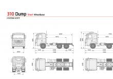 Твърдо шаси Hyundai Commercial Vehicles H400.310 D6HA38
