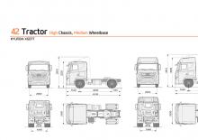 Твърдо шаси Hyundai Commercial Vehicles H420.400 D6CB41