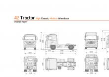Твърдо шаси Hyundai Commercial Vehicles H420.400 D6HA3H