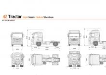 Твърдо шаси Hyundai Commercial Vehicles H420.400 D6HA42