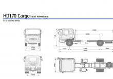 Твърдо шаси Hyundai Commercial Vehicles HD170 4x2 D6AV