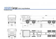Твърдо шаси Hyundai Commercial Vehicles HD320 8x4 D6AC