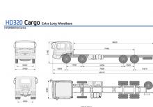Твърдо шаси Hyundai Commercial Vehicles HD320 8x4 D6CA3H