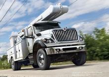 Твърдо шаси International HV513 113 Extended Cab International A26