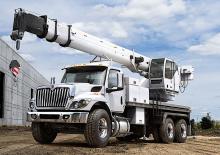 Твърдо шаси International HV607 107 Crew Cab Cummins L9