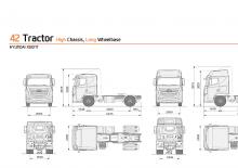 Твърдо шаси Hyundai Commercial Vehicles P410.400 D6AC