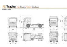 Твърдо шаси Hyundai Commercial Vehicles P410.400 D6CB41