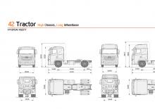 Твърдо шаси Hyundai Commercial Vehicles P410.400 D6HA3H