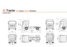 Твърдо шаси Hyundai Commercial Vehicles P410.400 D6HA42