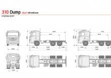 Твърдо шаси Hyundai Commercial Vehicles Q340.310 D6HA40A