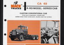 Твърдо шаси Mack RL457L CA49 1160 4x2