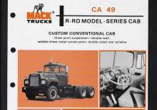 Твърдо шаси Mack RL483L CA49 6V-53N 4x2