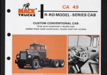 Твърдо шаси Mack RL493L CA49 V555 4x2