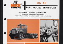 Твърдо шаси Mack RS457L CA49 1150 4x2