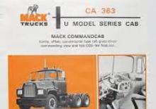 Твърдо шаси Mack U-600T CA363 ET673E 4x2