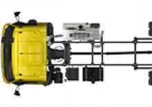 Твърдо шаси DAF XB 190 FA 10t