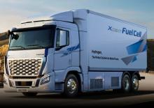 Твърдо шаси Hyundai Commercial Vehicles XCIENT Fuel Cell Truck 6x2