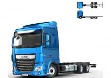 Твърдо шаси DAF XF 450 FAS Low Deck