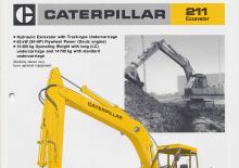 Верижни екскаватори Caterpillar 211