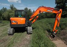 Верижни екскаватори Doosan DX85R-3