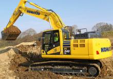Верижни екскаватори Komatsu PC240NLC-11E0