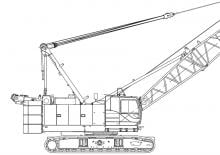 Верижни кранове - решетъчна стрела Manitowoc 10000 E-1