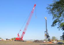Верижни кранове - решетъчна стрела Manitowoc 12000-1